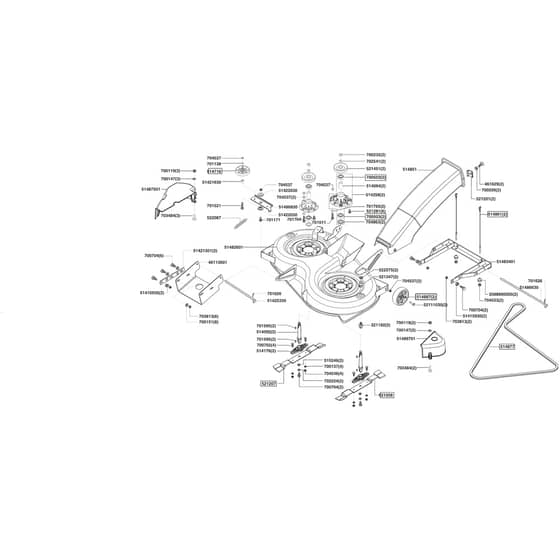 AL-KO T20-102 HDE-MK - 118708 - Cutterdeck: from 1.2006
