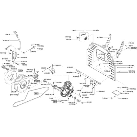 AL-KO Powerline T17-102 SP-H V2 - 118710 - Transmission: from 6.2005