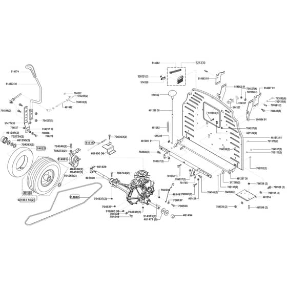 AL-KO Comfort T1500 - 118713 - Transmission: 2.2005 - 6.2005