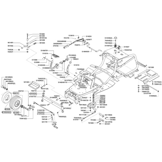 AL-KO Comfort T1000 - 118745 - Chassis