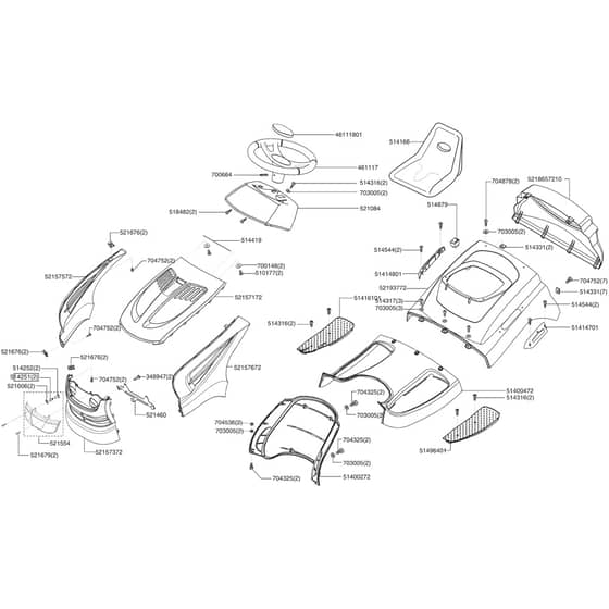 AL-KO Powerline T18-102 HDS - 118746 - Body Work And Seat
