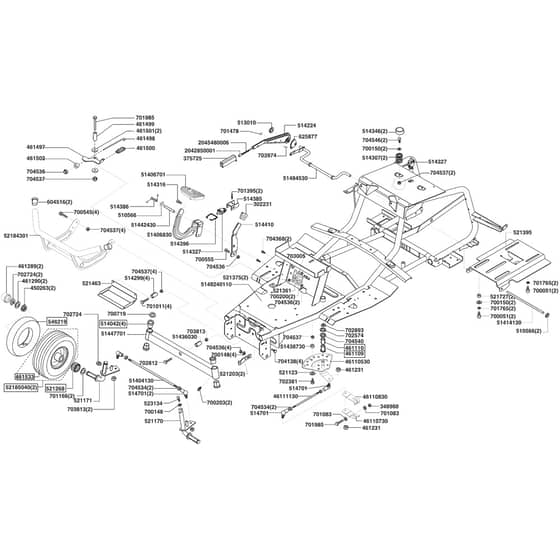 AL-KO Comfort T2000 HD - 118842 - Chassis