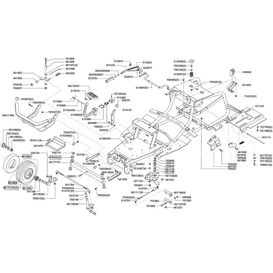 AL-KO Powerline T16-102 HDH - 118868 - Chassis: from 11.2007
