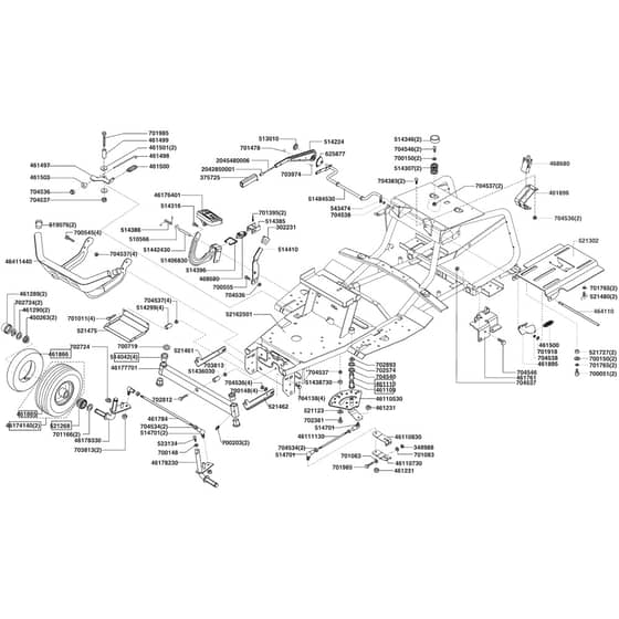 AL-KO Powerline T16-102 HDE-H - 118869 - Chassis: from 10.2007
