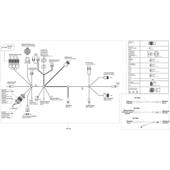 AL-KO Powerline T16-102 HDE-H - 118869 - Wiring Loom: from 10.2007
