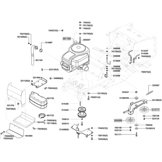 AL-KO T13-82 M Edition - 119262 - Engine
