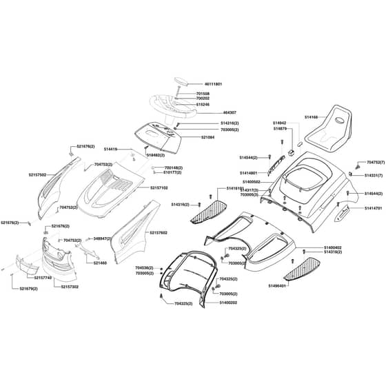 AL-KO T14-102 HD Edition - 119264 - Body Work And Seat