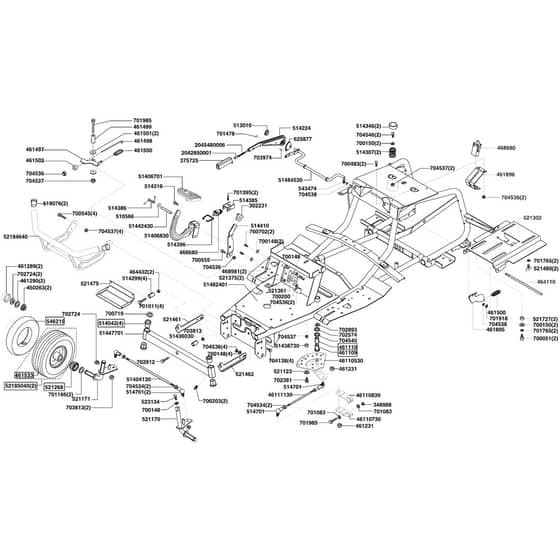 AL-KO T14-102 HD Edition - 119264 - Chassis