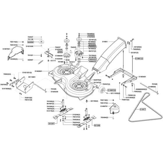 AL-KO T14-102 HD Edition - 119264 - Cutterdeck
