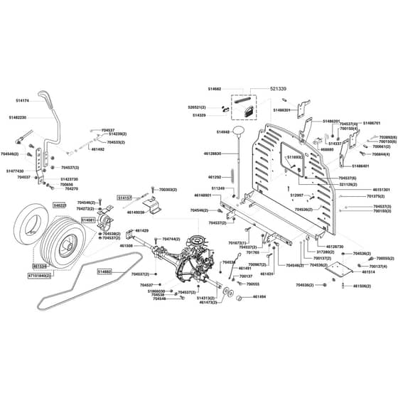 AL-KO T16-102 HD Edition - 119265 - Transmission