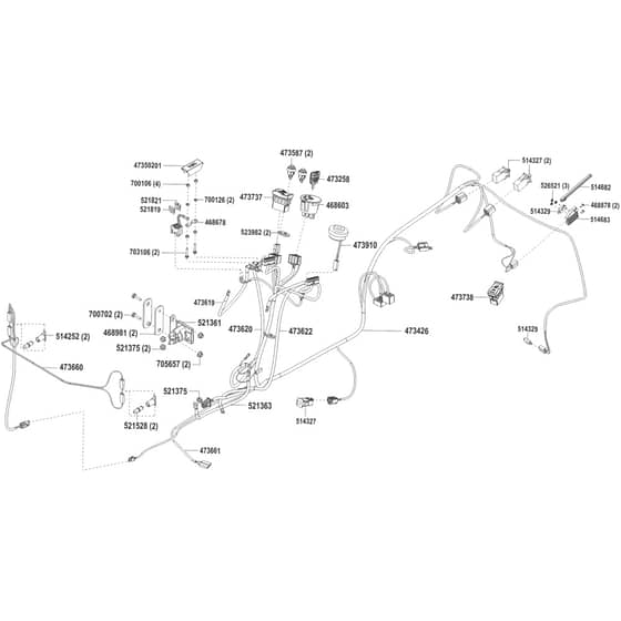 AL-KO T20-105.4 HDE Powerline - 119352 - Wiring Loom: 9.2014 - 9.2016