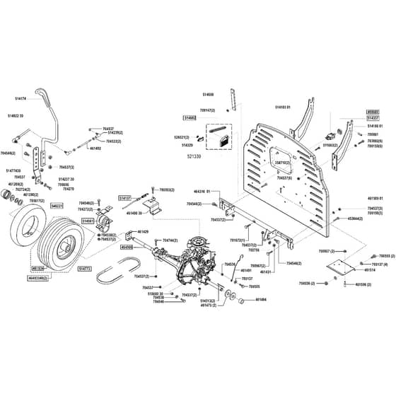 AL-KO T15-74 HD-A Edition - 119517 - Transmission
