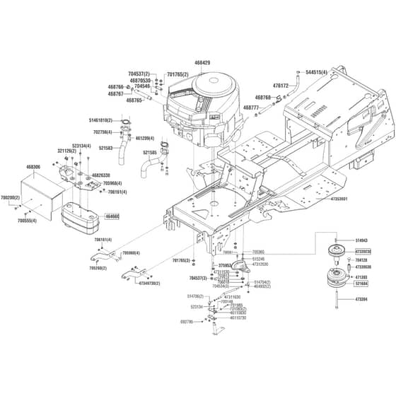AL-KO T23-125.4 HD Powerline - 119547 - Chassis: 6.2015 - 9.2016