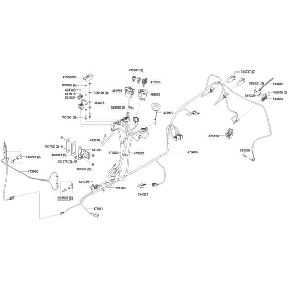 AL-KO T23-125.4 HD Powerline - 119547 - Wiring Loom: 9.2014 - 6.2015