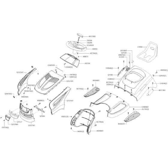 AL-KO T17-103.8 HD Lawn Tractor - 119901 - Bodywork: from 9.2021