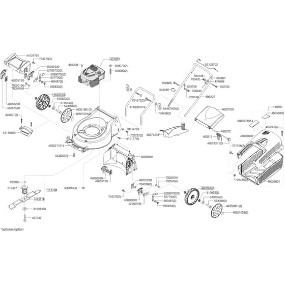 AL-KO Comfort 42.0 P-A - 119935 - Main Assembly