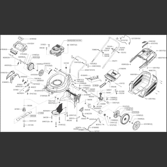 AL-KO Comfort 51.0 SP-B - 119943 - Main Assembly: from 9.2021