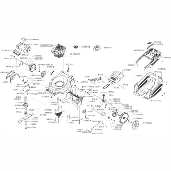 AL-KO Premium 520 - 119948 - Main Assembly: 2.2020 - 9.2021