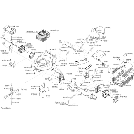 AL-KO Classic 5.12 SP-B - 123007 - Main Assembly