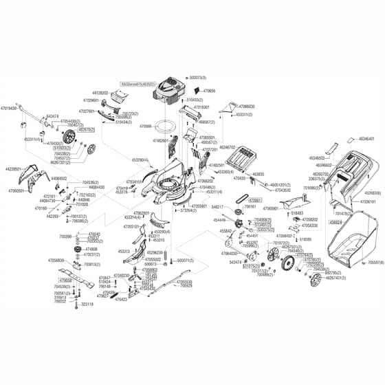 AL-KO SOLO 4855 - 127125 - Main Assembly: from 12.2017