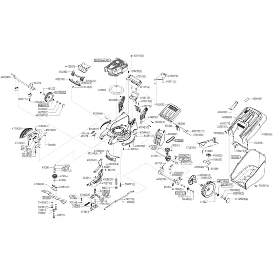 AL-KO SOLO 5375 - 127126 - Main Assembly