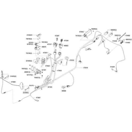 AL-KO T16-95 HD V2 - 127135 - Wiring Loom: 3.2015 - 5.2015