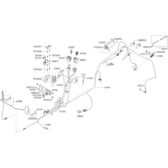 AL-KO Premium T23-125.6 HD V2 - 127384 - Wiring Loom: 10.2019 - 3.2020