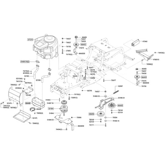 AL-KO T16-92.7 HD Edition - 127411 - Engine - Clutch