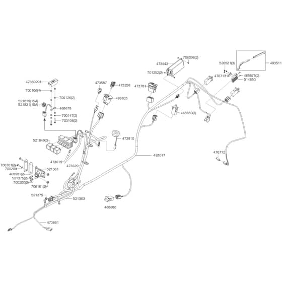 AL-KO Comfort T13-93.7 HD - 127416 - Wiring Loom: 4.2020 - 11.2020