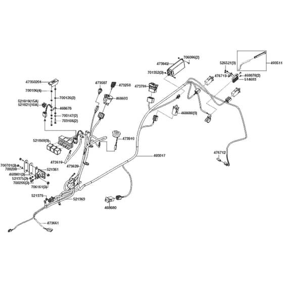 AL-KO Comfort T13-93.7 HD - 127416 - Wiring Loom: 6.2019 - 4.2020