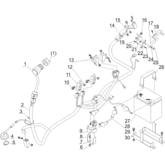 AL-KO R7-63 A Manual Rider - 127486 - Electrical System: 12.2018 - 10.2022