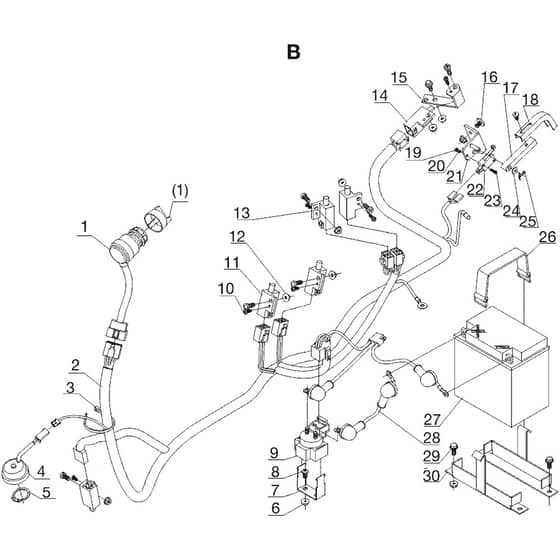 AL-KO R7-63 A Manual Rider - 127486 - Electrical System: from 10.2022