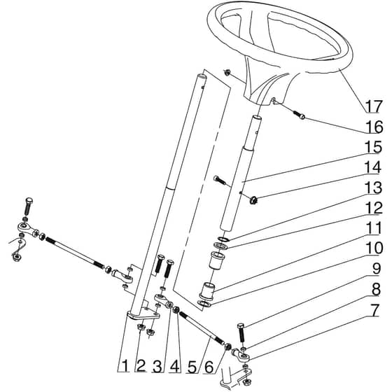 AL-KO R7-63 A Manual Rider - 127486 - Steering: 12.2018 - 10.2022