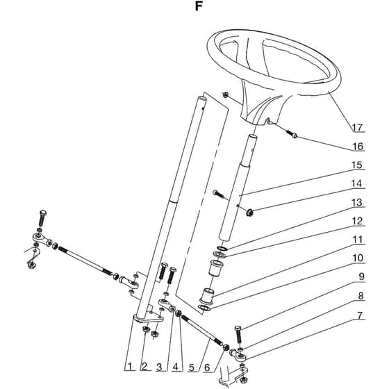AL-KO R7-63 A Manual Rider - 127486 - Steering: from 10.2022