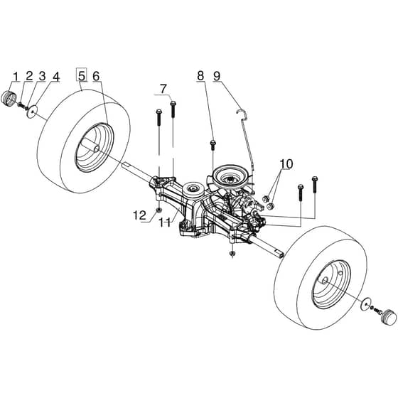 AL-KO R7-65 HD Hydrostatic Rider - 127487 - Transmission: 12.2018 - 8.2020