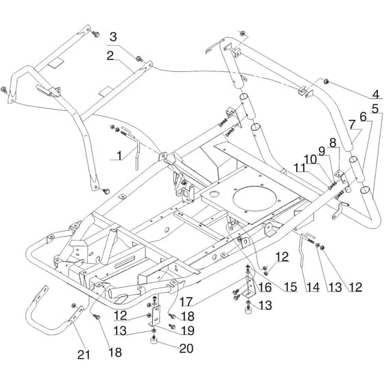 AL-KO R7-65 HD Hydrostatic Rider - 127487 - Chassis: 12.2018 - 8.2020