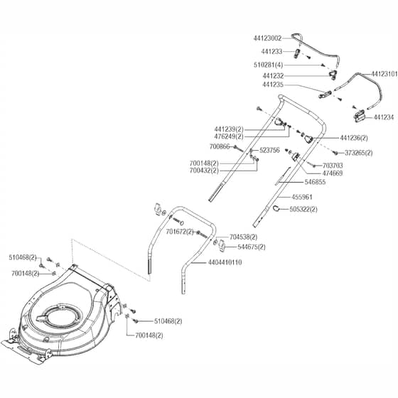 AL-KO Comfort 4731 - 127602 - Handle: from 9.2021