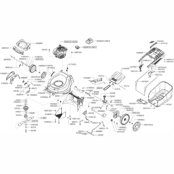AL-KO Comfort 4751 - 127608 - Main Assembly: 10.2020 - 9.2021