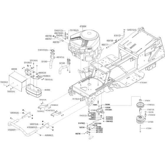 AL-KO Premium T24-125.2 HD V2 SD - 127653 - Chassis