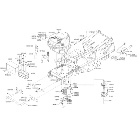 AL-KO Premium T20-105.2 HDE V2 SD - 127683 - Chassis