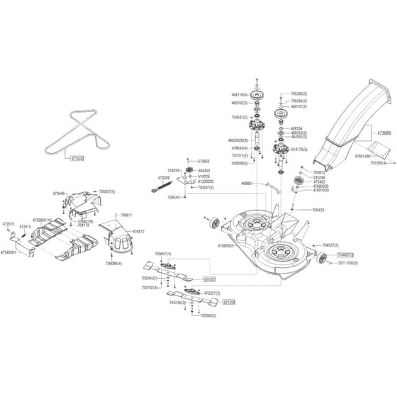 AL-KO Premium T20-105.2 HDE V2 SD - 127683 - Deck
