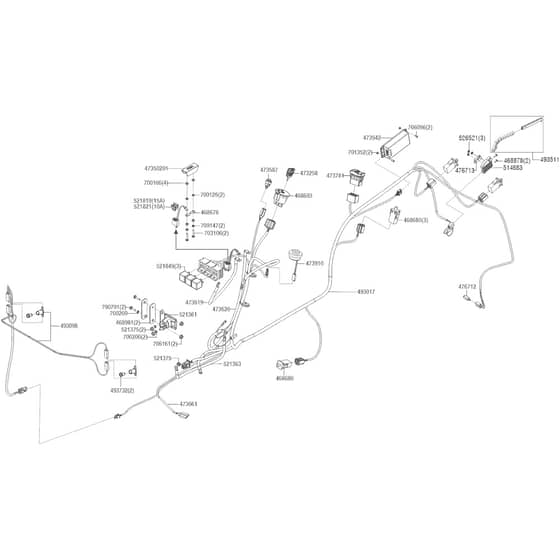 AL-KO Solo Comfort T16-93.3 HD V2 - 127690 - Wiring Loom