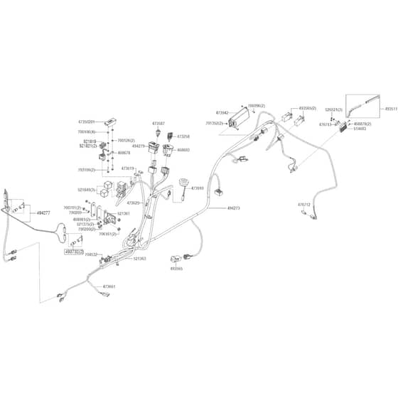 AL-KO Solo Premium T15-95 HD-A - 127705 - Wiring Loom: from 3.2024