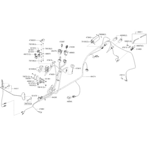 AL-KO Solo Premium T22-105 HD V2 SD - 127710 - Wiring Loom: from 3.2024