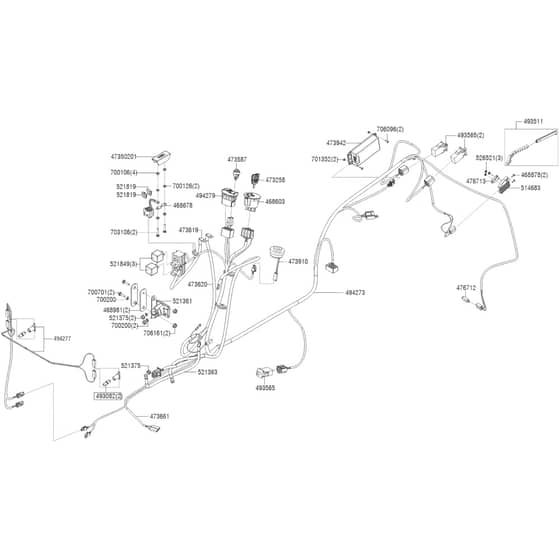 AL-KO Solo Premium T22-105 HD-A V2 - 127712 - Wiring Loom
