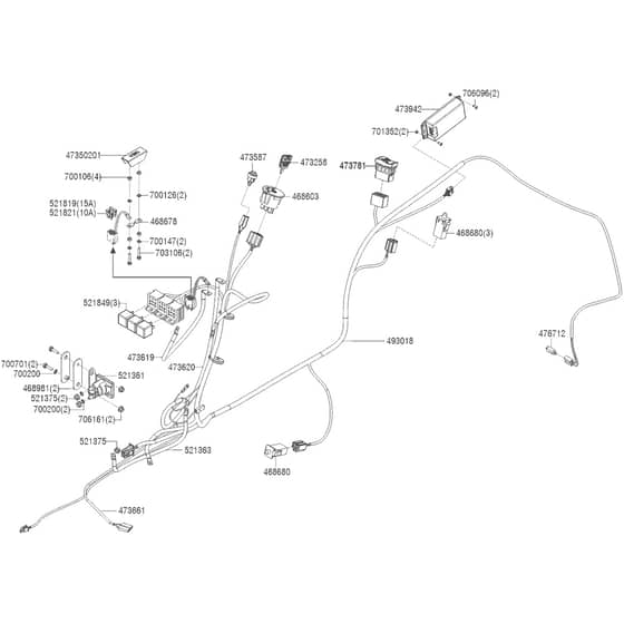 AL-KO Solo Comfort T18-111 HDS-A - 127724 - Wiring Loom: from 3.2024