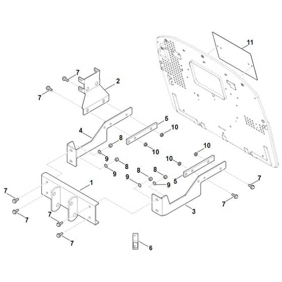 Viking AKD500.2 - Mounting Frame - Parts Diagram