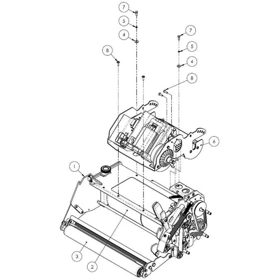 Allett Stirling 51 Powerhead Assembly 01