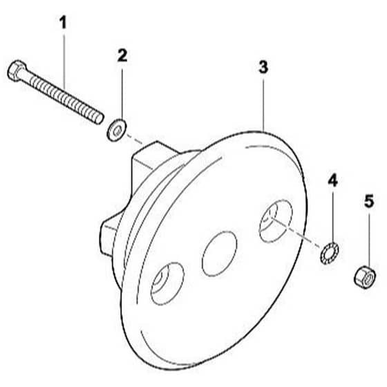 Viking AMA 600 - Wheel Weights - Parts Diagram