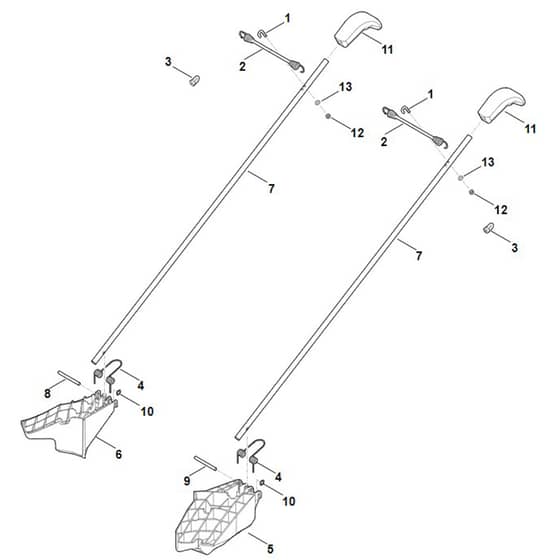 Viking AMK127 - Mulching Kit - Parts Diagram